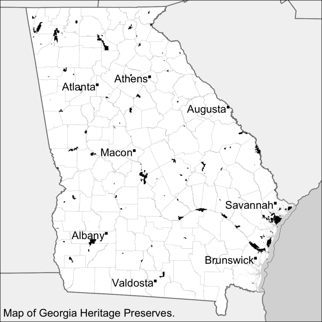 Heritage preserves map
